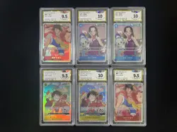 2025 One Piece TCG S-Chinese OP01-078 SR Monkey D. Luffy PGS 10 Lot*6 LU57 - Image 1