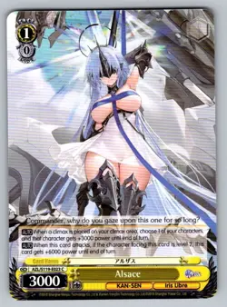 Alsace AZL/S119-E023 C C Azur Lane Vol. 2 Weiss Schwarz Near Mint - Image 1