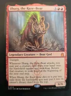 Ilharg, the Raze-Boar Ravnica Remastered MTG Regular Near Mint - Image 1