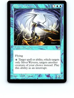 Silver Wyvern # Rare Stronghold MTG NP Near Mint or Better - Image 1