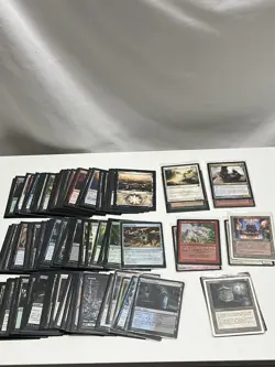 MAGIC THE GATHERING LOT OF 100+ Cards Common,Rare,Uncommon And More 90s - Image 1