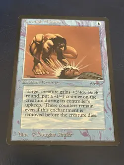 Unstable Mutation Arabian Nights Mtg Trading Card LP - Image 1