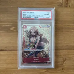 One Piece Nami CS Overseas Promo PSA10 Championship English Card - Image 1