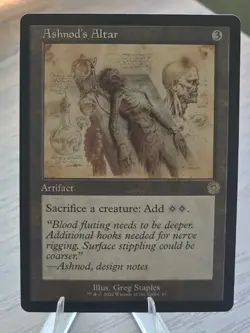 MTG Ashnod's Altar (Schematic) The Brothers' War: Retro Frame Artifacts Regular - Image 1