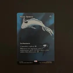 Magic The Gathering Mystic Remora (Borderless) 16 Foil NM - Image 1