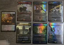 MTG FOIL Lara Croft Secret Lair (minus Lara) 7 card lot Shadowspear - Image 1