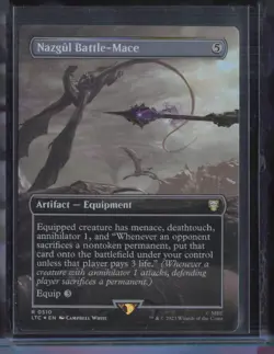 Magic The Gathering Lord Of The Rings Foil Nazgul Battle Mace - Image 1