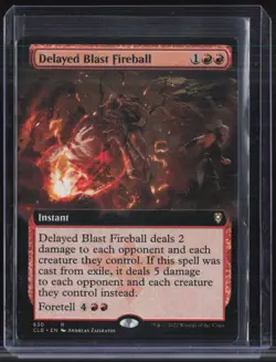 Magic The Gathering Battle Of Baldur's Gate Rare #630 Delayed Blast Fireball - Image 1