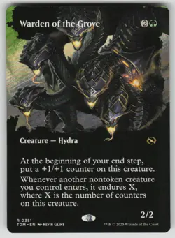 Warden of the Grove (Borderless) Rare Tarkir: Dragonstorm 351 MTG Near Mint 2025 - Image 1