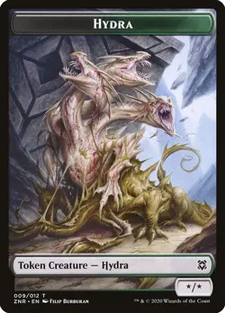 1x Hydra Token - NM - Zendikar Rising - SPARROW MAGIC mtg - Image 1