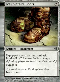 Zendikar #208 Trailblazer's Boots - Image 1