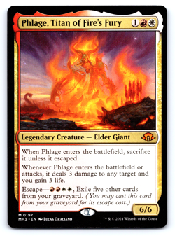 Phlage, Titan of Fire's Fury - Modern Horizons 3 - MTG - Image 1