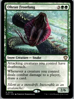Ohran Frostfang R Commander: Secrets of Strixhaven 279 NM - Image 1