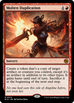 Molten Duplication [Outlaws of Thunder Junction: The Big Score] Magic MTG - Image 1