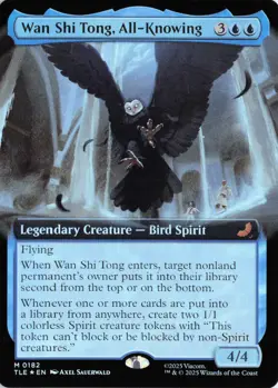 Wan Shi Tong, All-Knowing (Extended Art) 182 TLE Avatar: Last Airbender M Foil - Image 1