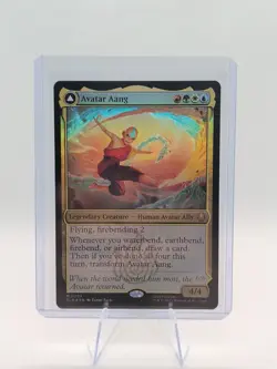 MTG Avatar The Last Airbender Avatar Aang 0207 Foil - Image 1