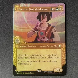 MTG: Avatar The Last Airbender: Toph The First Metalbender Borderless (Showcase) - Image 1
