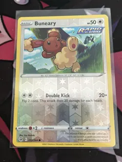 Buneary - 212/264 - Reverse Holo - Fusion Strike - NM/M - Pokemon Card - Image 1