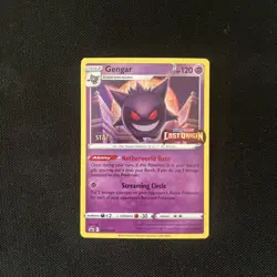 Gengar Lost Origin Staff Stamped Promo English Pokemon Card - Image 1