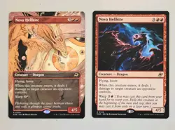 2x Nova Hellkite (Borderless) & Regular - Edge of Eternities - NM - MTG - Image 1