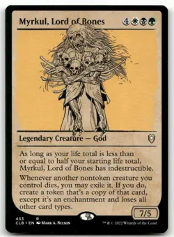Myrkul, Lord of Bones Showcase - Baldur's Gate MTG NM - Image 1