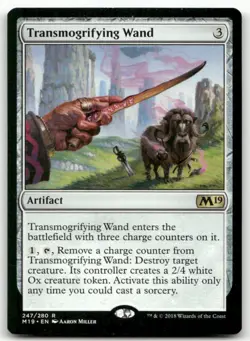 Transmogrifying Wand - Core Set 2019 MTG Lightly Played - Image 1
