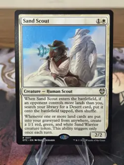MTG Sand Scout x1- -Outlaws Thunder Junction Cmdr-Near Mint Free Shipping! - Image 1