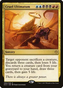 Cruel Ultimatum [Archenemy: Nicol Bolas] Magic MTG - Image 1