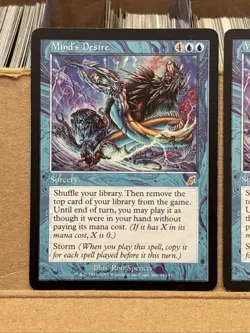 2x Mind's Desire Scourge Mtg Magic LP UP - Image 2