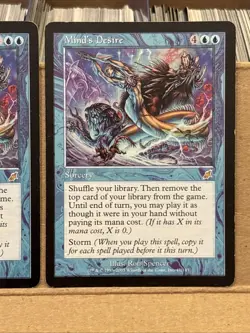 2x Mind's Desire Scourge Mtg Magic LP UP - Image 3