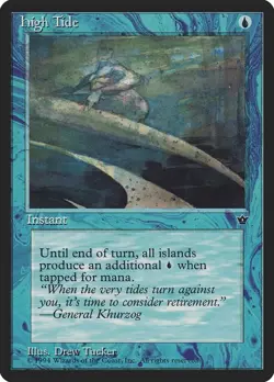 High Tide (Tucker) Common Fallen Empires Magic: The Gathering Heavily Played - Image 1