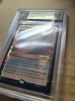 Kaladesh Inventions Lotus Petal Masterpiece 9.5 GEM MINT Graded Magic MTG Foil - Image 4