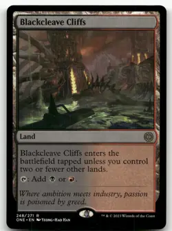 Blackcleave Cliffs #248 (NM) Phyrexia All Will Be One ONE Magic MTG - Image 1