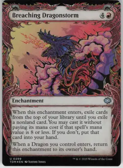MTG TCG Breaching Dragonstorm (Showcase) U Tarkir: Dragonstorm 299 - Image 1