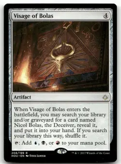 Visage of Bolas - Hour of Devastation MTG Moderately Played - Image 1