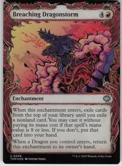 MTG TCG Breaching Dragonstorm (Showcase) U Tarkir: Dragonstorm 299 - Image 1