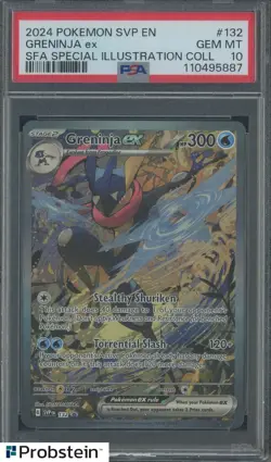 2024 Pokemon SVP EN SFA Special Illustration Rare #132 Greninja ex PSA 10 - Image 1