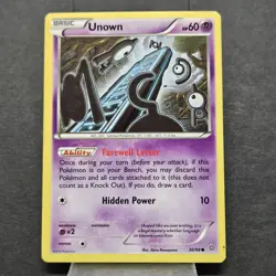 Pokemon Unknown Card 30/98 XY Ancient Origins - Image 1