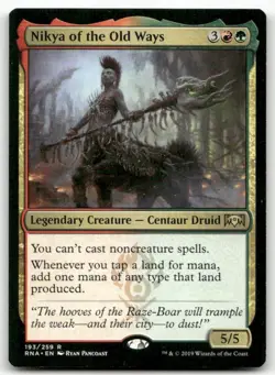 Nikya of the Old Ways - Ravnica Allegiance MTG Lightly Played - Image 1