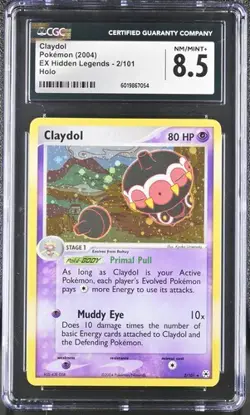 CGC 8.5 CLAYDOL HOLO 2 EX HIDDEN LEGENDS POKEMON - Image 1