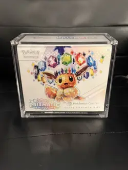 Pokemon Prismatic Evolutions Pokemon Center ETB Sealed w/Acrylic Case - Image 1