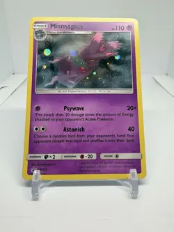 Double Swirl Mismagius SM222 Pokemon TCG Black Star Promo NM 2019 Galaxy Swirl - Image 1