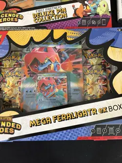 Pokemon Ascended Heroes EX Boxes & Pin Collection - Image 2