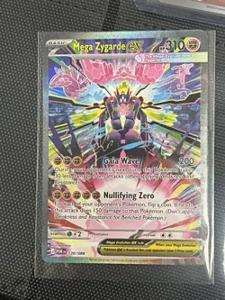 Mega Zygarde ex 120/088 Holo Perfect Order Pokemon Holo NM - Image 1