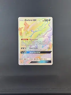 Pokemon - Darkrai GX 158/147 Secret Rare - Burning Shadows LP - Image 1
