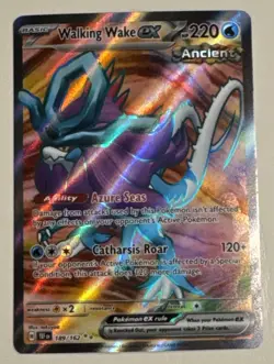 Walking Wake ex 189/162 Double Rare Full Art SV Temporal Forces Pokemon Eng NM - Image 1
