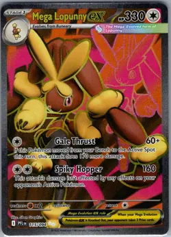Mega Lopunny ex 115/094 ME02: Phantasmal Flames - Pokemon Card - NM - Image 1