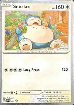 Snorlax 122 Sv: Scarlet & Violet Promo Cards Holo - Image 1