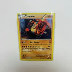 Groudon XY52 XY Black Star Promo Card - Holo Rare Pokemon Card - Image 1