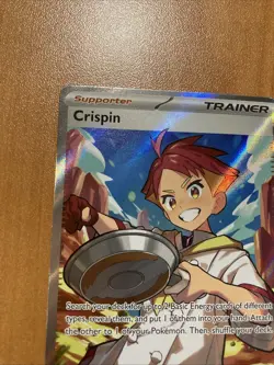 Pokemon TCG Crispin Trainer Supporter Card Stellar Crown 164/142 Fast Shipping - Image 5